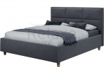 Кровать Ohrid 160 x 200 см Dark Grey