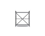 Raft Nex Loft 90 90 x 80 x 40 cm Anthracite/Anthracite
