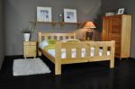 Pat din lemn MM Pati 160 x 200 cm Beige