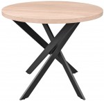 Кухонный стол DP Torino Rondo Sonoma/Black