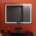 Oglindă cu iluminare LED Bayro Prisma 100 x 80 cm