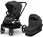 Cărucior Lionelo Mika 2 în 1 Grey Graphite
