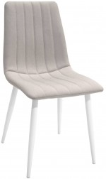Стул для кухни DP DC-90P Catifea Grey+White Legs (N14)