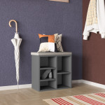 Pantofar cu șezut Mobildor Aspect 54 x 30 x 48 cm Anthracite