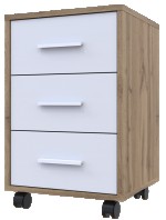 Dulăpior pentru birou Magnus T3 Tahoe 0474/Nympho alba 8681