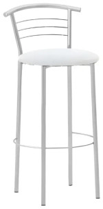 Scaun de bar Nowy Styl Marco Hoker Chrome White V-1
