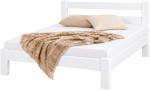 Pat din lemn Mebel Lev SONIA 180 x 200 cm Alb
