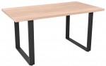 Masă de bucătărie DP Hana 150x80 cm Sonoma/Black