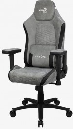 Геймерское кресло AeroCool Crown AeroSuede Grey