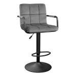 Scaun de bar DP SB-042 Catifea Grey