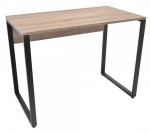 Прямой письменный стол DP B-100 Truffle+Black leg