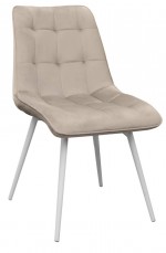 Scaun pentru bucătărie DP Capella Catifea Camel/White