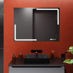 Oglindă cu iluminare LED Bayro Edge 120 x 80 cm 
