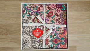 Set de lenjerie pentru pat Cotton Box Tugba Fusya 200 x 220 cm 