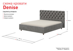 Pat Denise în set cu salteaua Camelia 160 x 200 cm 