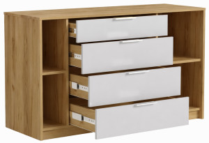 Comoda MatroLuxe Aura №3 Oak Craft Gold