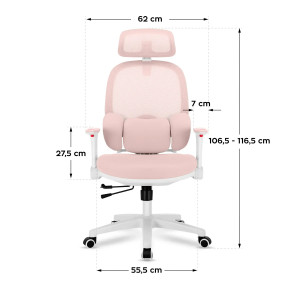 Fotoliu pentru copil Junior 6.3 Pink