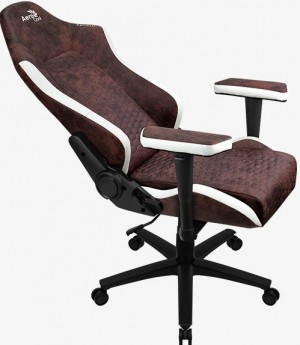 Fotoliu gaming AeroCool Crown AeroSuede Bordo