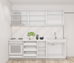 Bucătărie modulară Relaxe Standard Polar 2.4 m 