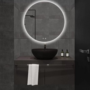 Oglindă cu iluminare LED MoonGlass Ollie lighted 120x120 cm 