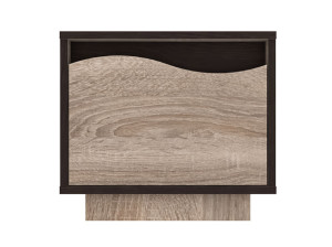 Set dormitor Yasen Jeneva (Stejar sonoma trufle/Wenge) 160 x 200 cm 