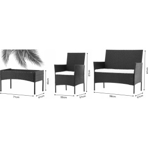 Set de mobilier pentru grădină GardenLine SAD3477 