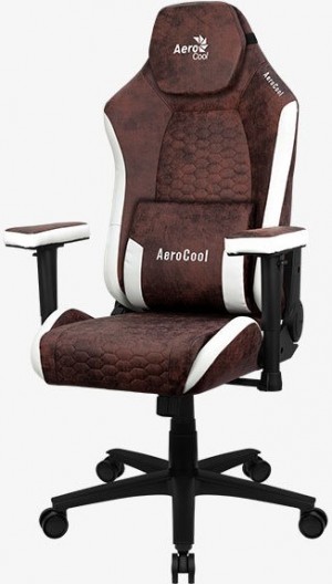 Fotoliu gaming AeroCool Crown AeroSuede Bordo