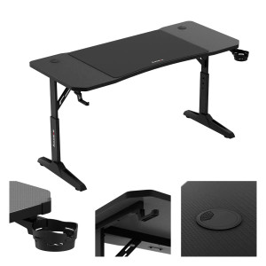 Masă gaming Hero 3.6 + mousepad Black