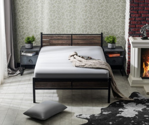 Кровать Evger K-300 160 x 200 см Black Wood