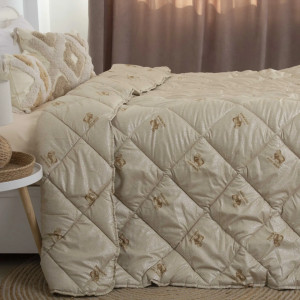 Set Plapuma + 2 perne Welpy Wool 200 x 220 cm 