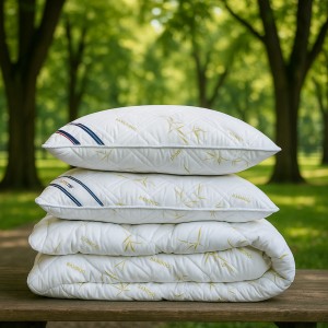 Set Plapuma + 2 perne Somnart Bamboo 200 x 220 cm 