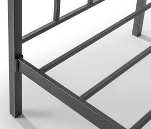 Pat supraetajat pentru copii Evger R-90 90 x 200 cm Black