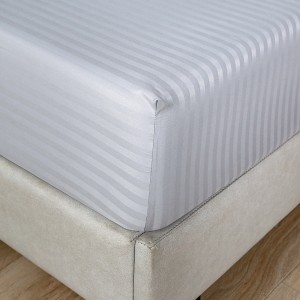 Set de lenjerie pentru pat Relaxe Home Stripe Dreams Single 145 x 210 cm Light Grey