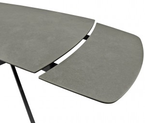 Masă extensibilă DP Lea Dark Grey
