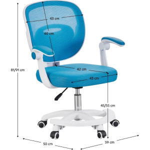 Детское кресло Xenos Olaf Blue