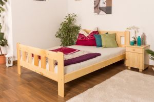 Pat din lemn MM Pati 120 x 200 cm Beige