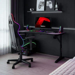 Masă gaming Hero 3.6 + mousepad Black