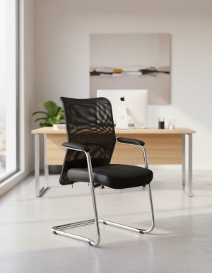 Офисный стул AMF Aero CF CHR Black