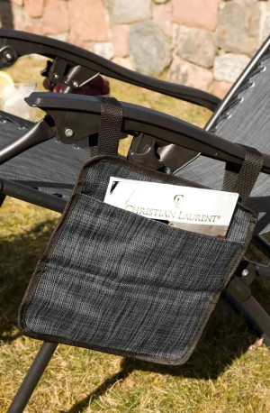 Шезлонг Saska Garden 1020204 Black/Grey