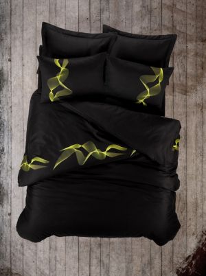 Set de lenjerie pentru pat CottonBox Energy Sari 200 x 220 cm 