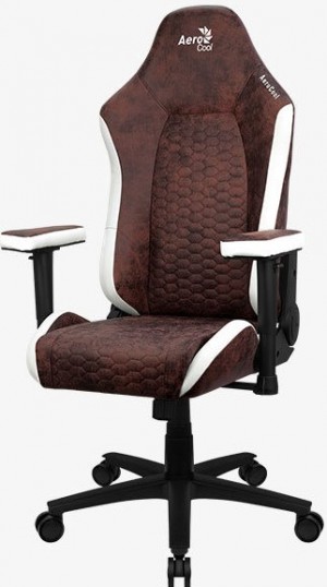 Fotoliu gaming AeroCool Crown AeroSuede Bordo