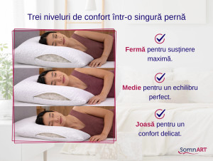 Set 2 perne Somnart Somnia 50 x 70 cm 