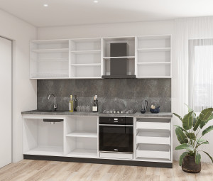 Bucătărie modulară Relaxe Plus Flow 2.6 m 