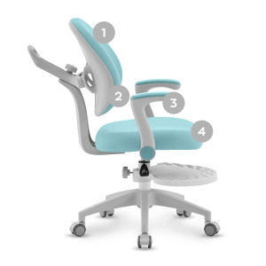 Fotoliu pentru copil Fotoliu Junior 4.9 Blue