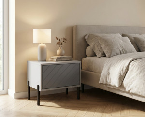 Прикроватная тумбочка MatroLuxe Leada №6 Light concrete