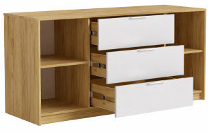 Comoda MatroLuxe Aura №2 Oak Craft Gold