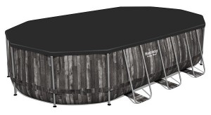 Бассейн Bestway Power Steel Oval 610 х 366 х 122cm 