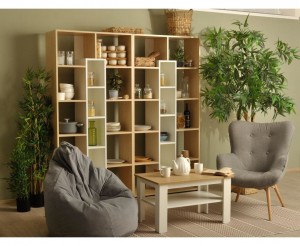 Журнальный столик Fabrik Home Blanco Белый ясень