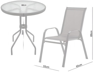 Набор садовой мебели GardenLine SAD5895 