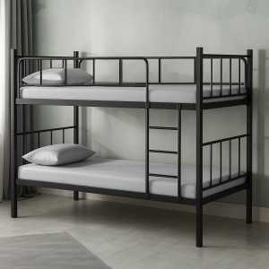 Pat supraetajat pentru copii Evger R-90 Black